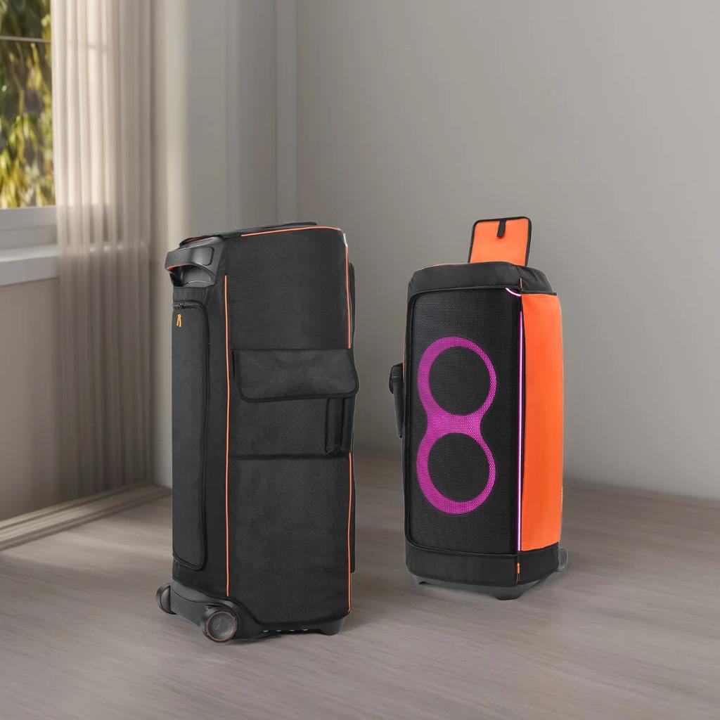 Чехол для пыли, водонепроницаемый чехол для динамика, многофункциональная сумка из нейлоновой ткани с боковым карманом для хранения для JBL Partybox Ultimate