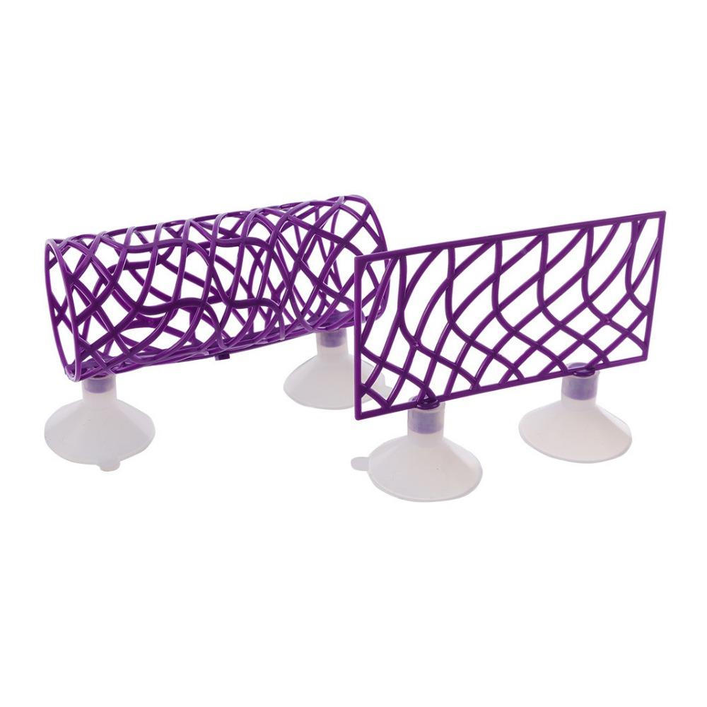 2pcs/set Flexible Betta Hidden Resting Tube Plastic Betta Fish Tunnel Shrimp Hollow Tunnel  Aquarium