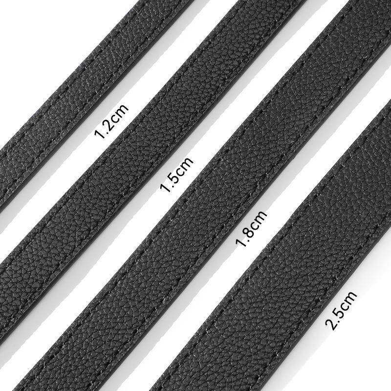 Полоски из коровьей кожи: D-63 Оригинальные DIY Аксессуары для багажа - Варианты плоского, крестообразного, личи плетения
