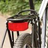 Red Bike Rear Reflector Taillight Plastic Battery Powered Rear Taillight