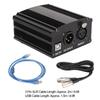 with XLR 3 Pin Cable and USB Cable Condenser Mic Power Supply USB Power Supply  Computer Recording