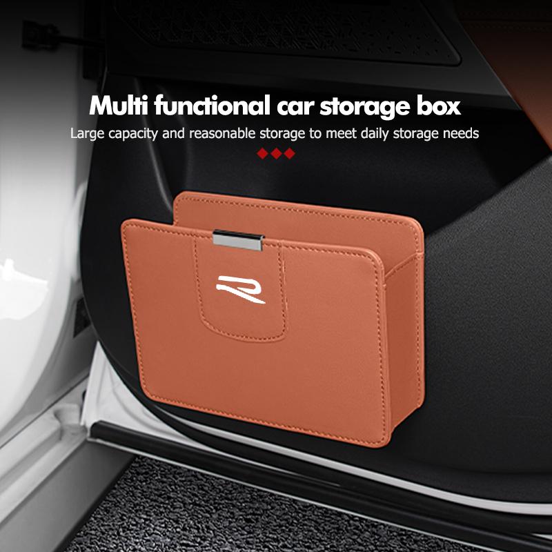 W139-W129Car Seat Side Door Trash Can Hanging Garbage Bin Receipts Card For Volkswagen VW Golf 4 5 6 7 GTI Tiguan Passat B5 B6 B7 CC