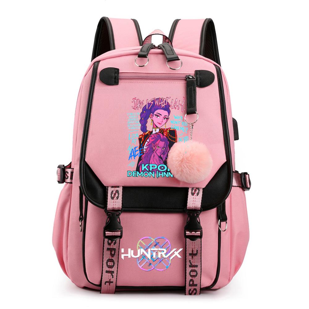 Аниме Мультфильм K-Pop Рюкзак Школьный рюкзак с принтом для Подростка Студента Девочки Мальчика Книжная сумка Большой Вместимости Водонепроницаемая Дорожная сумка Подарок для Ребенка Рюкзак