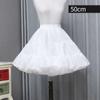 Lolita Skirt Brace Daily Boneless Crystal Yarn Lolita Soft Girl Adjustable Violence Super Pong Short Black Skirt Brace