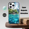 Морские Тропические Пальмы Пляж Чехол для Телефона  Для iPhone 17,16,15,14,13,12,Pro,Max,Plus,Mini,Magsafe,Магнитный Чехол для Беспроводной Зарядки