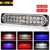 Led Car Strobe Warning Light Flashing Breakdown Emergency Light Car Truck Trailer Beacon Lamp Signal Lamp For Cars 12-24V 72W