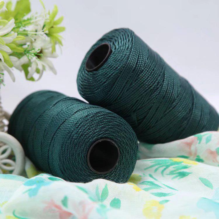 Ice Hemp Yarn: 3-Strand Hand-Woven Crochet DIY Kit