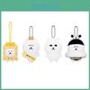 Cute Guardian Nagono Bear Confident Bear Cartoon Plush Pendant Doll Keychain