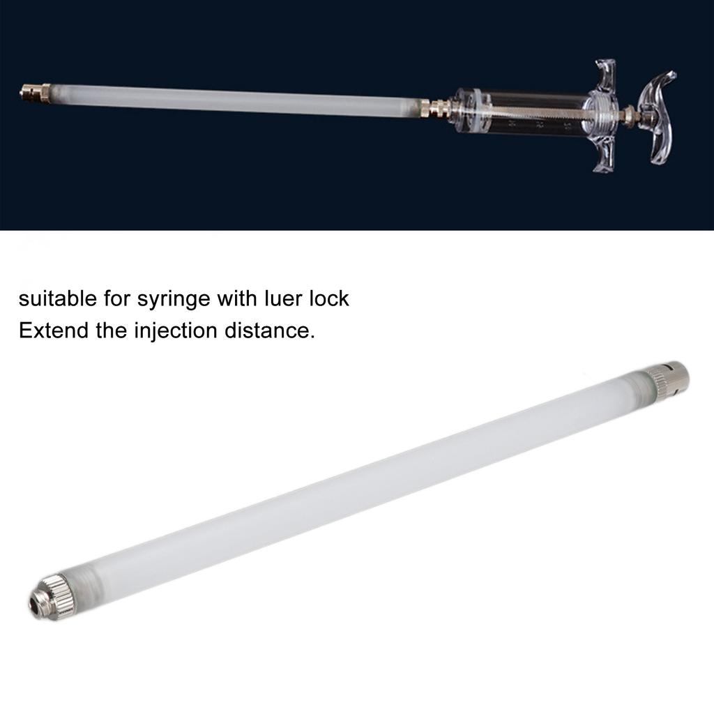Injection Syringe Extension Tube Extending Injection Distance Syringe Extension Tube for Luer Lock Injector