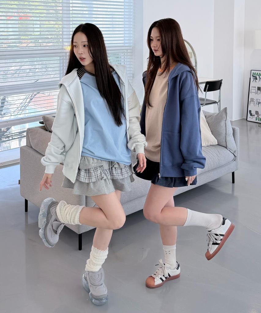 Chance Chance Layered Ruffle Skirt(Gray)