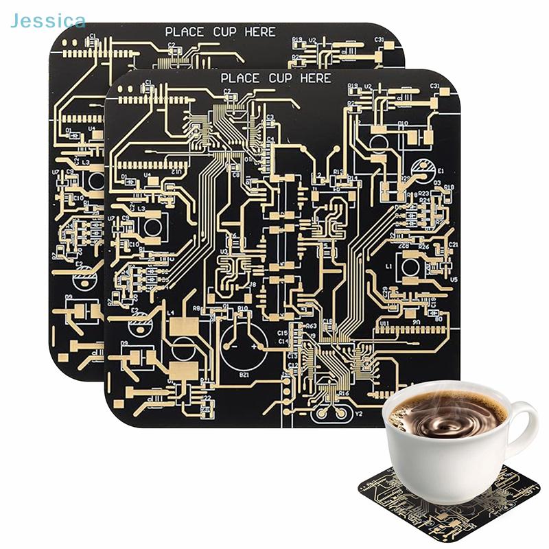 Circuit Board Heat-Resistant Creative Coaster Engineer Personalized Gift
