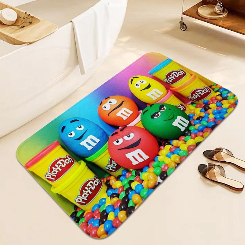 Ковер для спальни M&M's Спальня Моющийся Нескользящий Кухонный коврик Противоскользящий Коврик для веранды Полезные вещи для дома