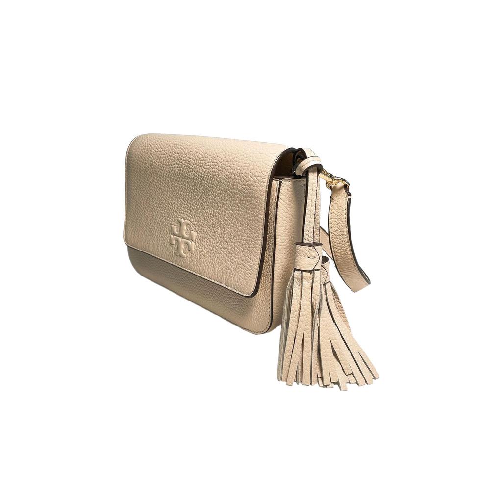 Tory Burch Thea Minimalist Magnetic Snap Closure Crossbody Bag Women Shoulder Bag White 84778-136