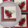 20pcs/Pac 33*33cm 2-Ply Disposable Party Napkin Christmas Pattern