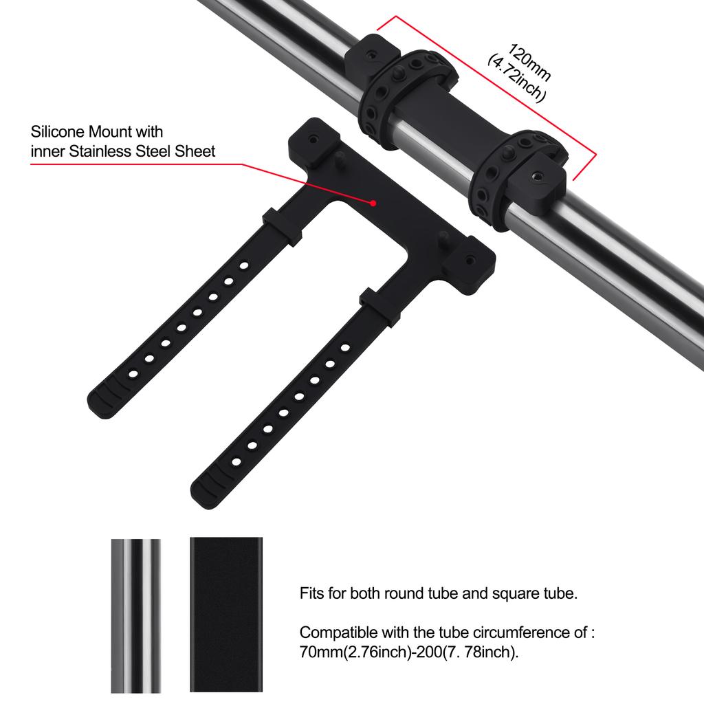 Портативное крепление для велосипедной колонки, подходящее для гольф-каров и велосипедов, для колонок JBL Flip Series 3/4/5/6/7 и Essential 2.