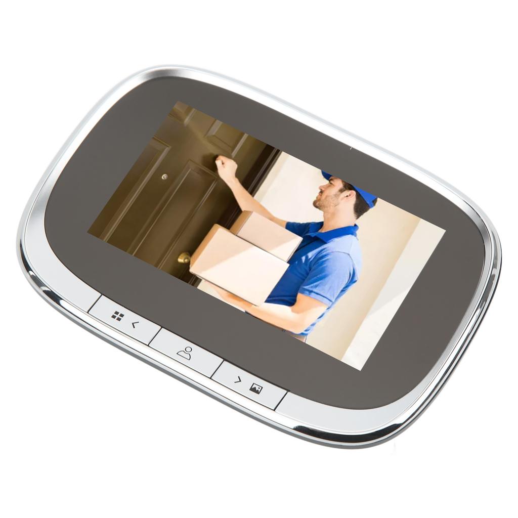 4.3-дюймовый ЖК-экран цифровой дверной глазок 1MP ночное видение обнаружение движения дверной звонок камера для дома