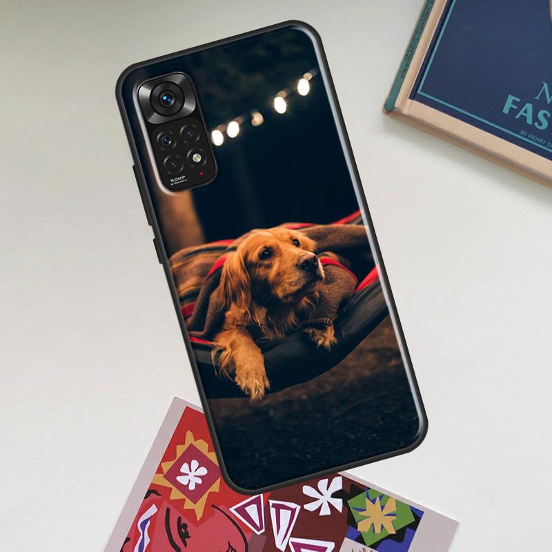 Golden Retriever Friend Case For Xiaomi Redmi Note 14 13 12 11 9 10 15 Pro Plus Redmi 15 15C 14C 13C 12C 10C Cover