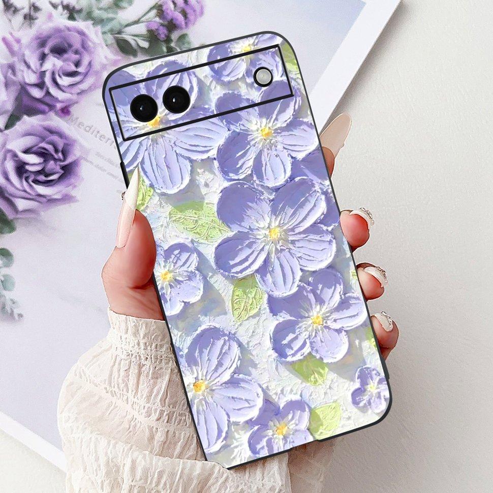 Luxury Painted Cover For Google Pixel 6A Case Soft Silicone Phone Case For Google Pixel 6A Google6A 2022 Back Cover 6.1"