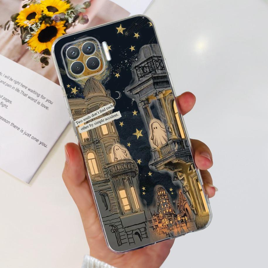 Чехол для OPPO Reno 4 Lite CPH2125 Чехол для телефона Милый Мультяшный Мягкий Силиконовый Задняя Крышка Для OPPO F17 Pro CPH2119 Coque A93 2020 Funda