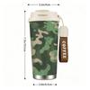 Camo Pattern Stainless Steel Insulated Coffee Tumbler Vacuum Thermal Cup Leakproof Travel Mug for Outdoor Hiking Camping