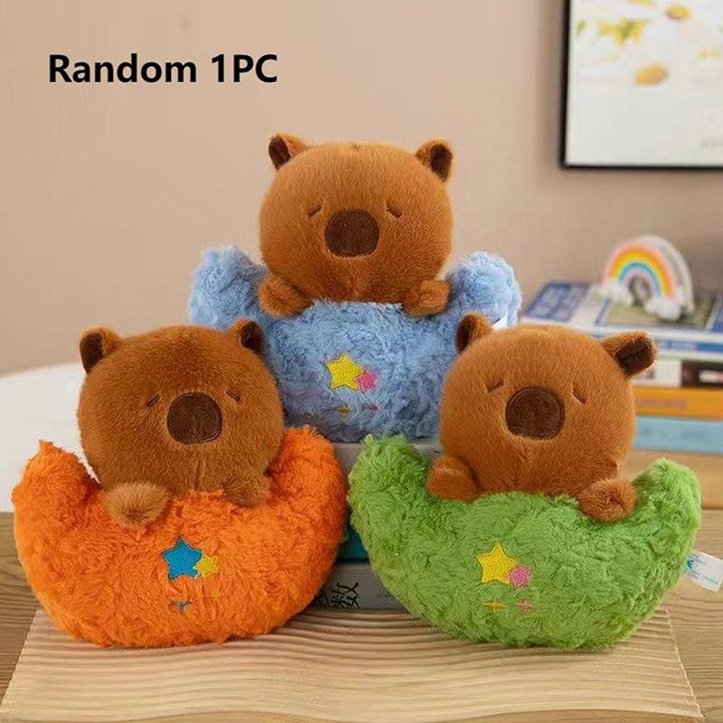 20-25 см плюшевая игрушка-трансвестит капибара мягкая мягкая имитация животных милая кукла мультфильм милое украшение для дома для девочек подарок