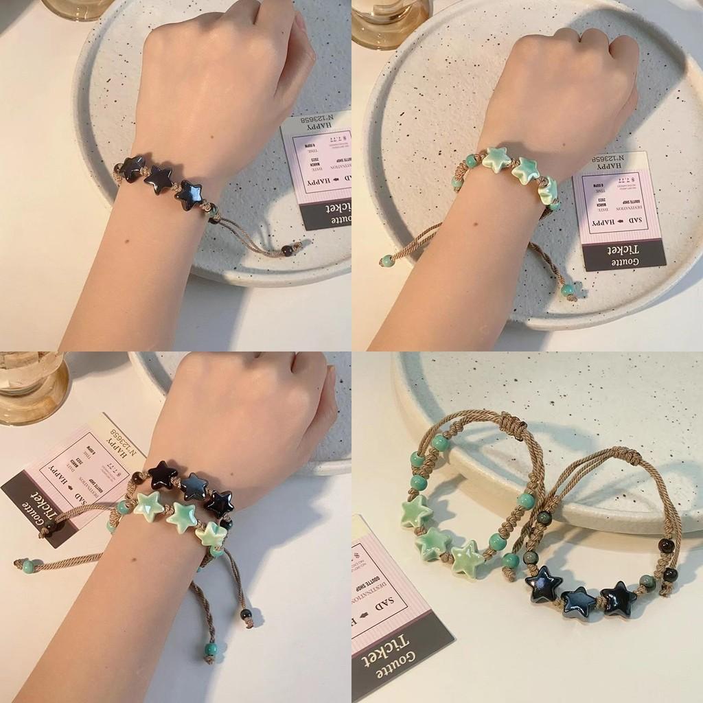 Этнический Браслет-звезда ручной работы Геометрические бусины дофамина Унисекс Ювелирное украшение на запястье