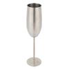 Stainless Steel Champagne Flutes 260ML Cold Insulation Easy Cleanup Metal Wine Goblet Cup for Party