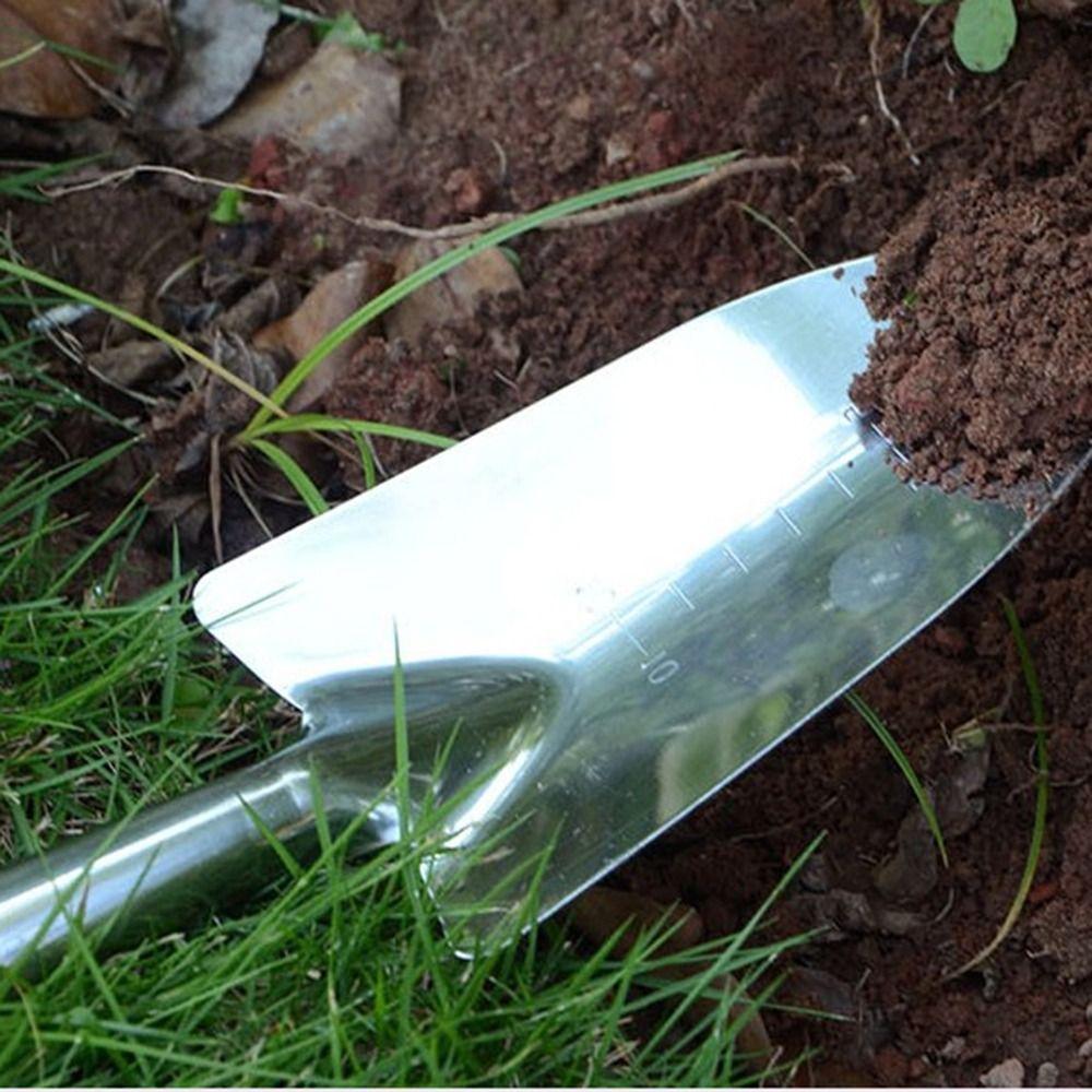 Gardening Tool Potting Soil Scoop Square Spade Garden Trowel Gardening Shovel Sharp-nosed Shovel