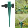 2Pcs Watering Plug Double Head Garden Hose Sprinkler Irrigation Connector Ground Stake for Lawn