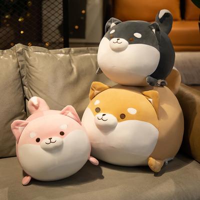 Милая Плюшевая Игрушка Собака Сиба-ину Кукла Собака Тряпичная Кукла Корги Кукла Подушка Кровать Супер Мягкая Спящая Большая Подушка