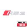 RS3 RS4 RS5 RS6 RS7 RS8 Logo Car ABS Emblem Body Tail Trunk Decoration Sticker Accessories For Audi A1 A2 A3 A4 A5 A6 A7 A8 RS S