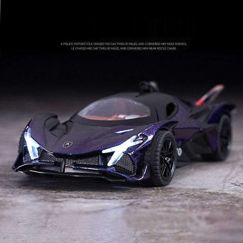 1/32 APOLLO EVO Модель машины из сплава Высокая симуляция Литые игрушки со звуком и светом Инерционные машинки Декоративные игрушки для детей Подарок