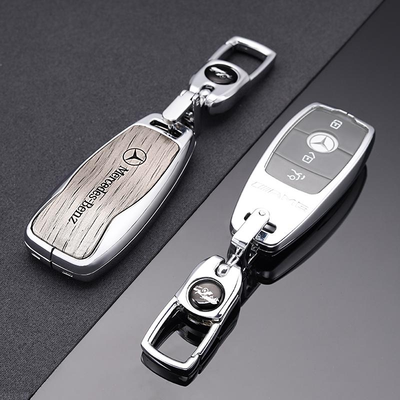 SFX1 For Mercedes Benz A B C E Class GLS GLA GLK GLC CLS CLA AMG W176 W204 W205 W212 W463 Leather Car Remote Key Case Cover Shell