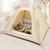 Foldable Dog House Detachable Cooling Dog Cave Cat Bed Portable Pet Tent  Camping Use