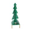 Electronic Christmas Tree Colorful LED Automatic Rotating Music Tree Assembly Kit DIY Teaching Set