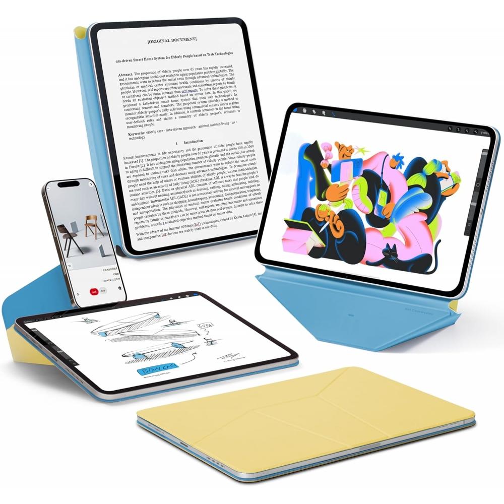 Динамический чехол-книжка Moft для iPad Pro 11 дюймов 4-го, 3-го, 2-го поколений 2020, 2022 Мульти