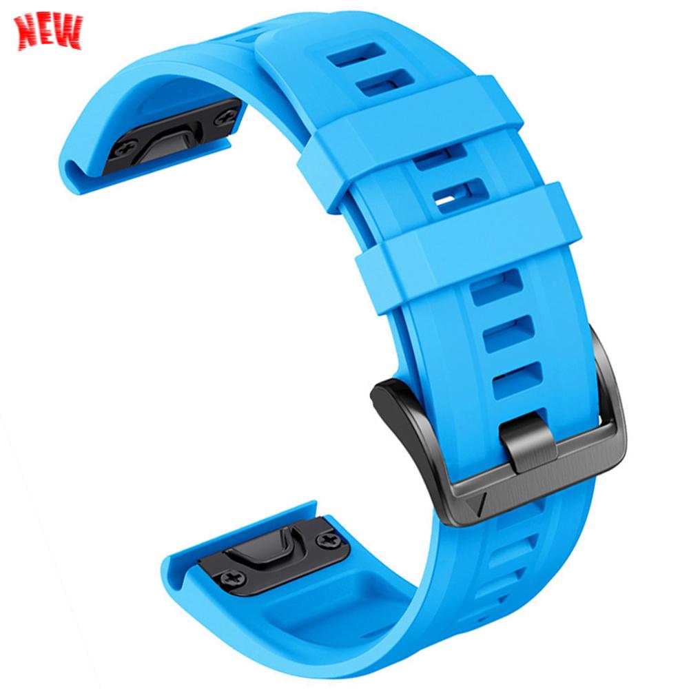 22 мм 26 мм Силиконовый спортивный ремешок QuickFit для Garmin Epix PRO instinct 3 Quatix/DELTA/TACTIX/Fenix 6XPro 7 E 8pro 5XPlus Браслет