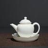 Suet Jade Porcelain Kung Fu Teapot
