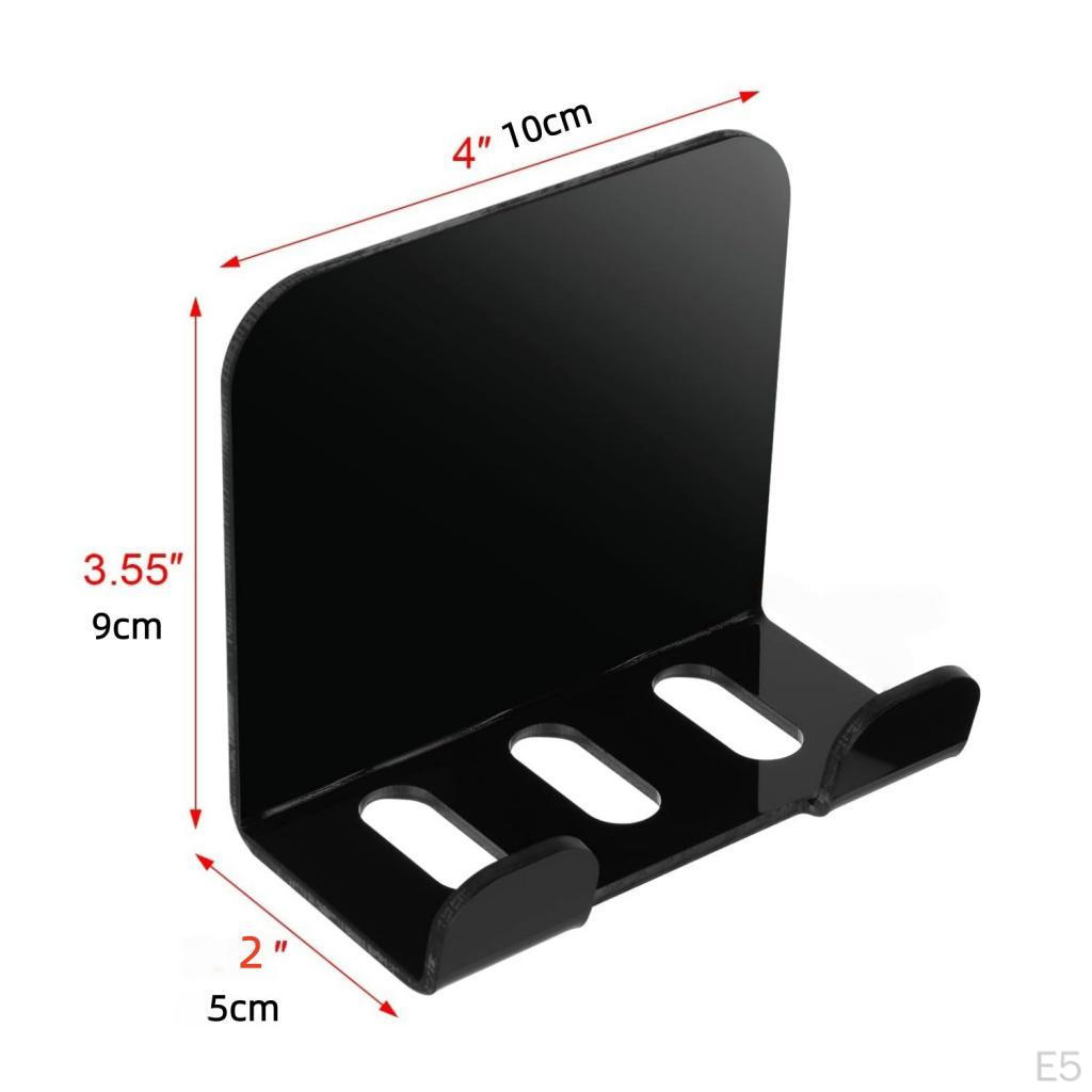 2 шт. Настенный держатель для телефона, кронштейн для хранения, нескользящая полка, самоклеящийся прикроватный органайзер