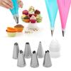 8pcsset Wedding Russian Nozzle Pastry Puff Skirt Icing Piping Nozzles Pastry Decorating Tips Cake Cupcake Decorator Tool