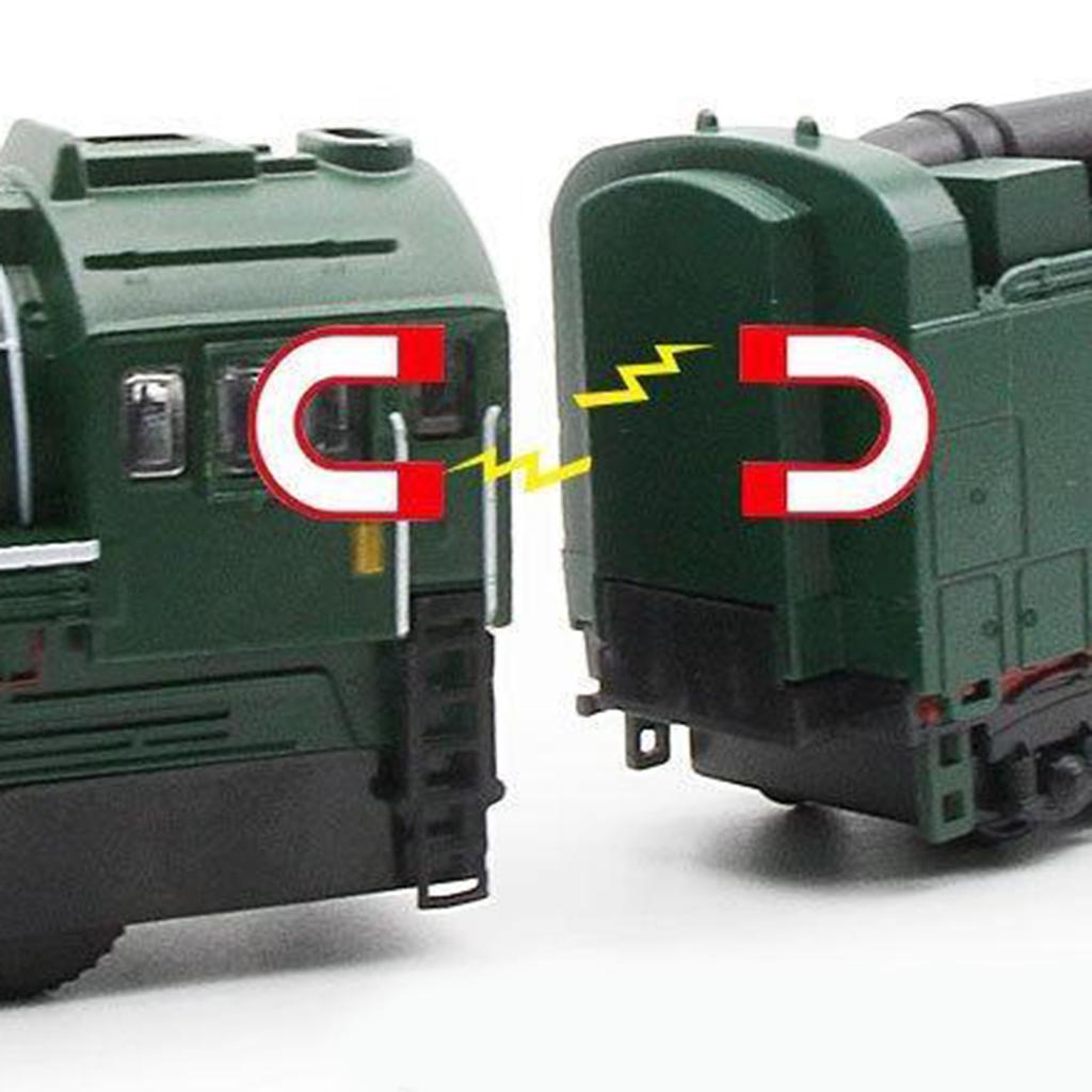 Игрушечный паровоз со звуком, легкий сплав, двигатель поезда, модель автомобиля для детей, черный