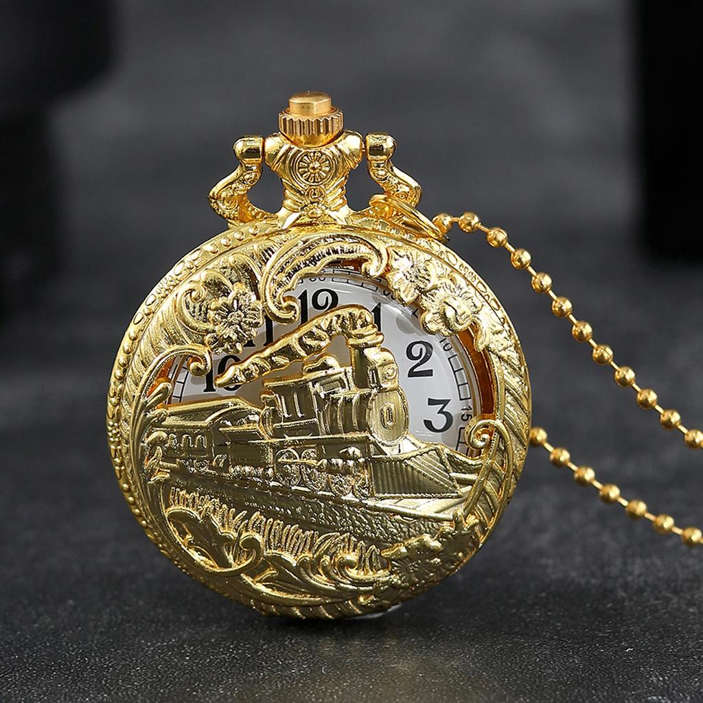 Luxury Men's Classic Watch Men Pocket Watch Alloy Quartz Watch Fashion Women Mens Necklace Chain Watch