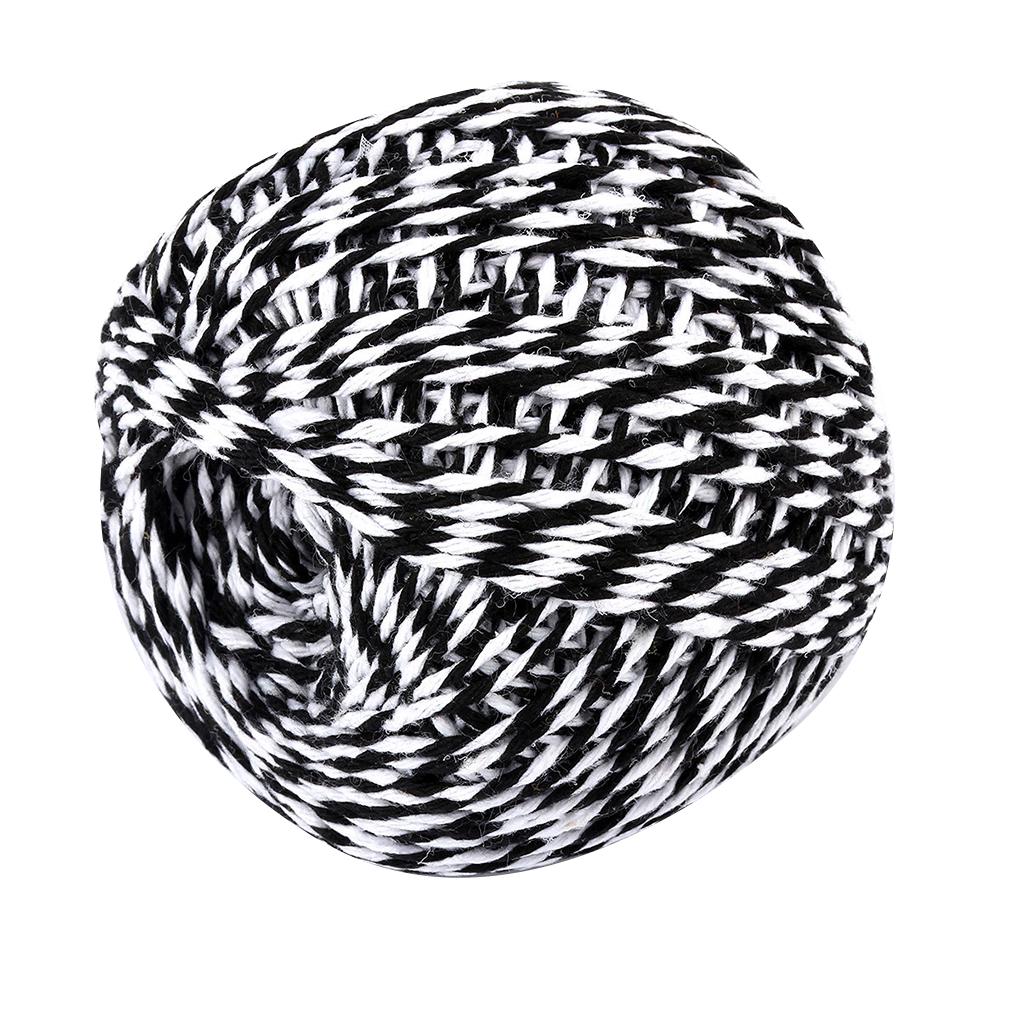 1,5 мм 75 м хлопчатобумажная нить двухцветный шнур для рукоделия тканый ремешок веревка проволока DIY принадлежности ARI