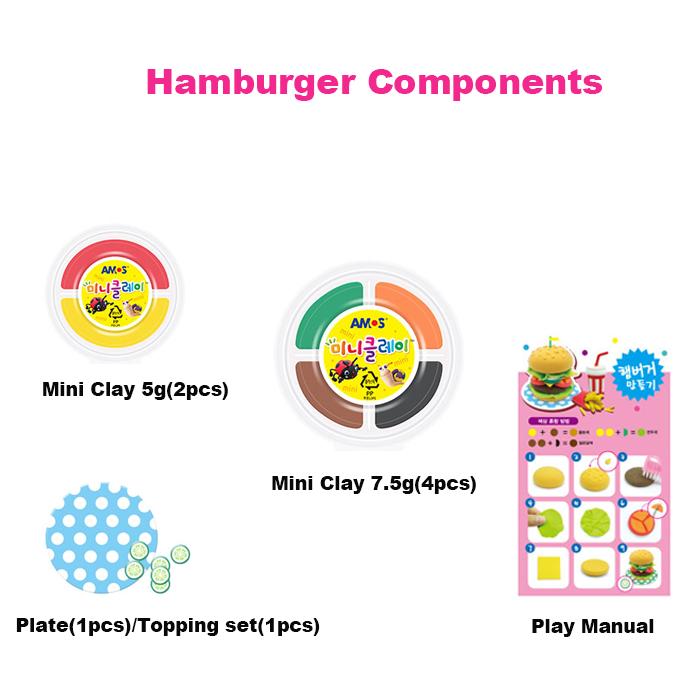 Amos Мини-глина [приготовление мороженого, кексов, гамбургеров]