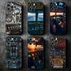 Авиация Самолет Пилот Кабина Мягкий Чехол для Телефона для iPhone 16 16E 17 Air 15 Pro Max 14 Plus 13 Mini 11 12 7 Черный Чехол Задняя Крышка Sh
