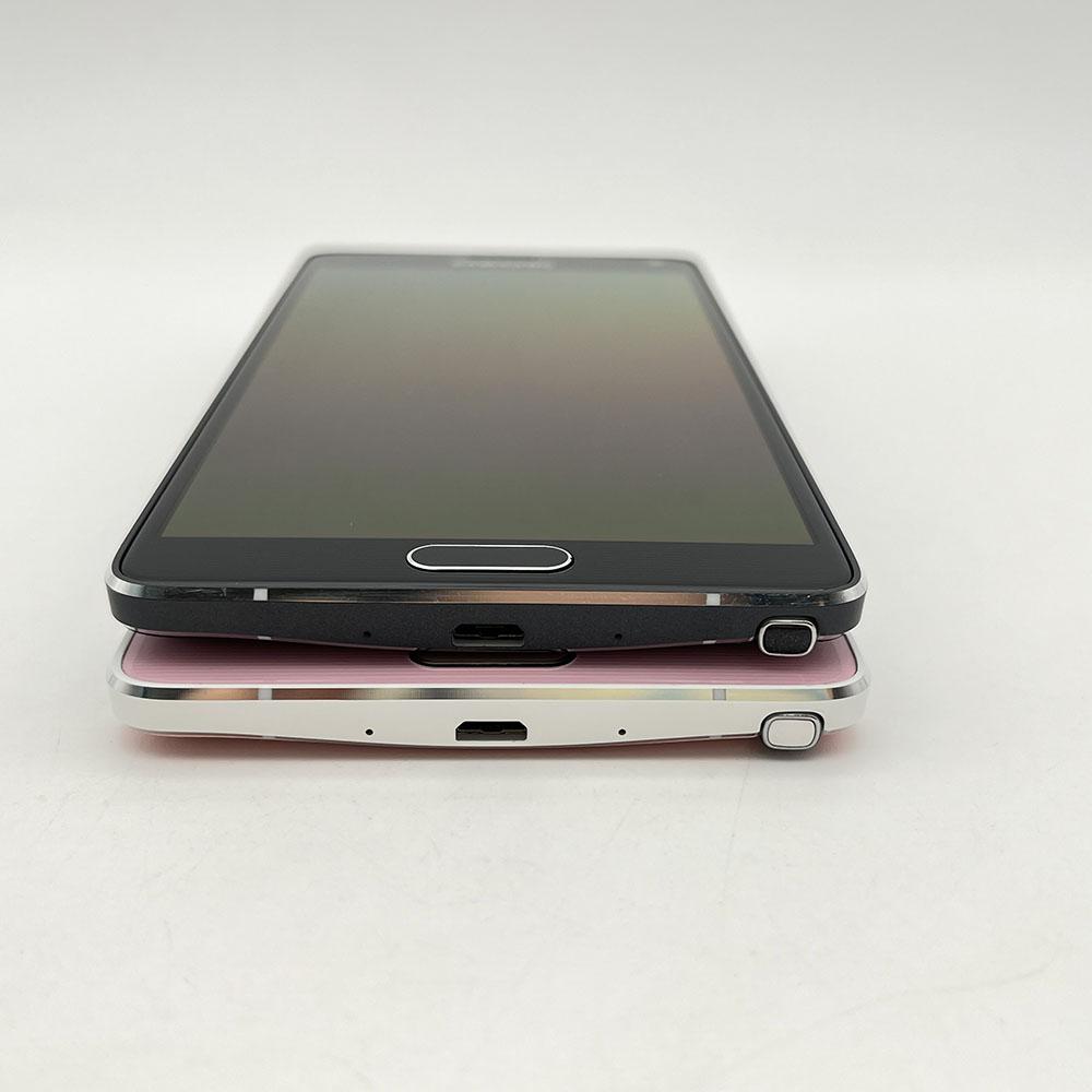 Восстановленный мобильный телефон Samsung Galaxy Note 4 N910A/ N910V/N910F/N9100 Сотовые телефоны 5.7 " 16МП 3ГБ 32ГБ с одной SIM-картой