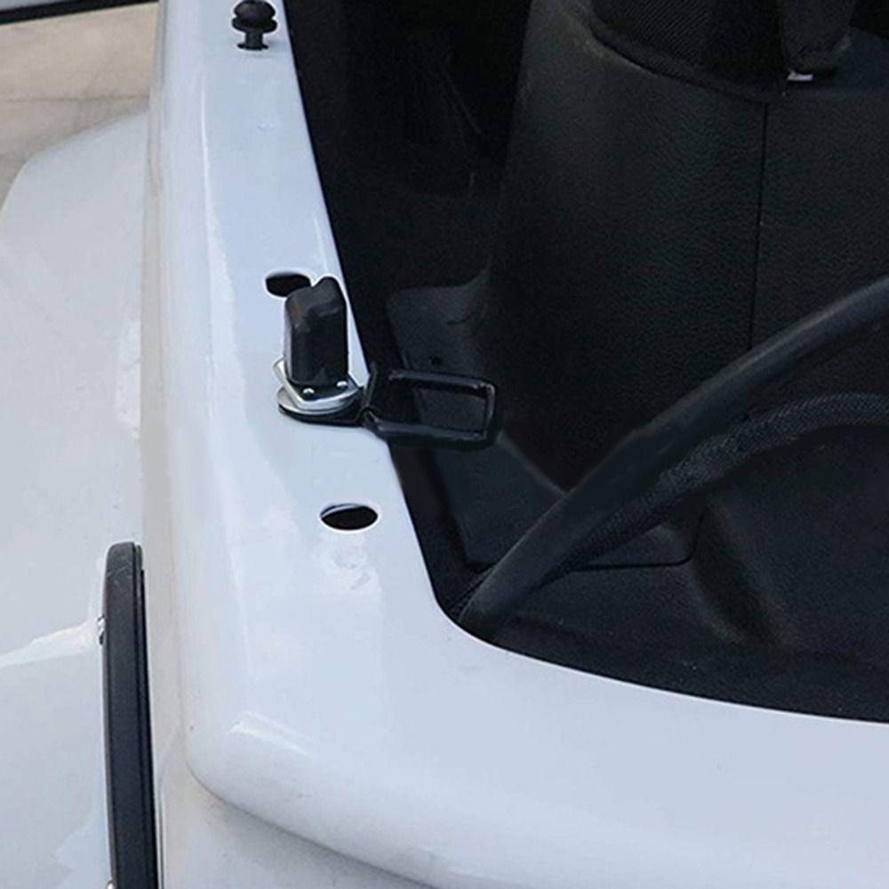 8Pcs Car Tie Down Ring Square Shape Trailer Anchors Heavy Load D Ring Metal Pull Hook Lashing Ring