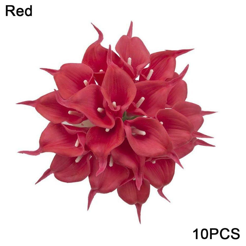 10 шт. Домашнее свадебное украшение Искусство Сделай сам Букет Калла Лилия Искусственный цветок Поддельное растение