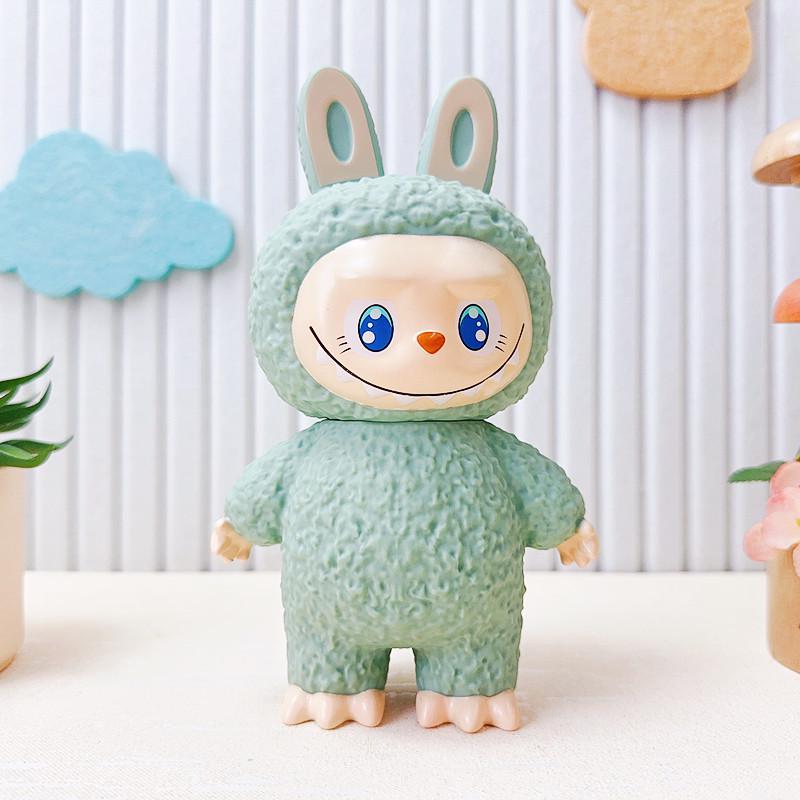 Labubu Cute Piggy Bank Figurine: Coin Storage Savings Jar for Children and Students