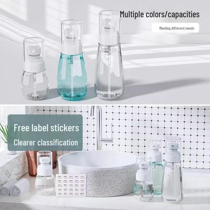 Дорожный флакон-спрей ультрамелкого распыления для увлажнения лица и использования спирта